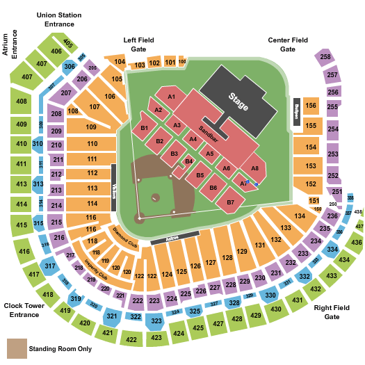 Kenny Chesney Seating Chart